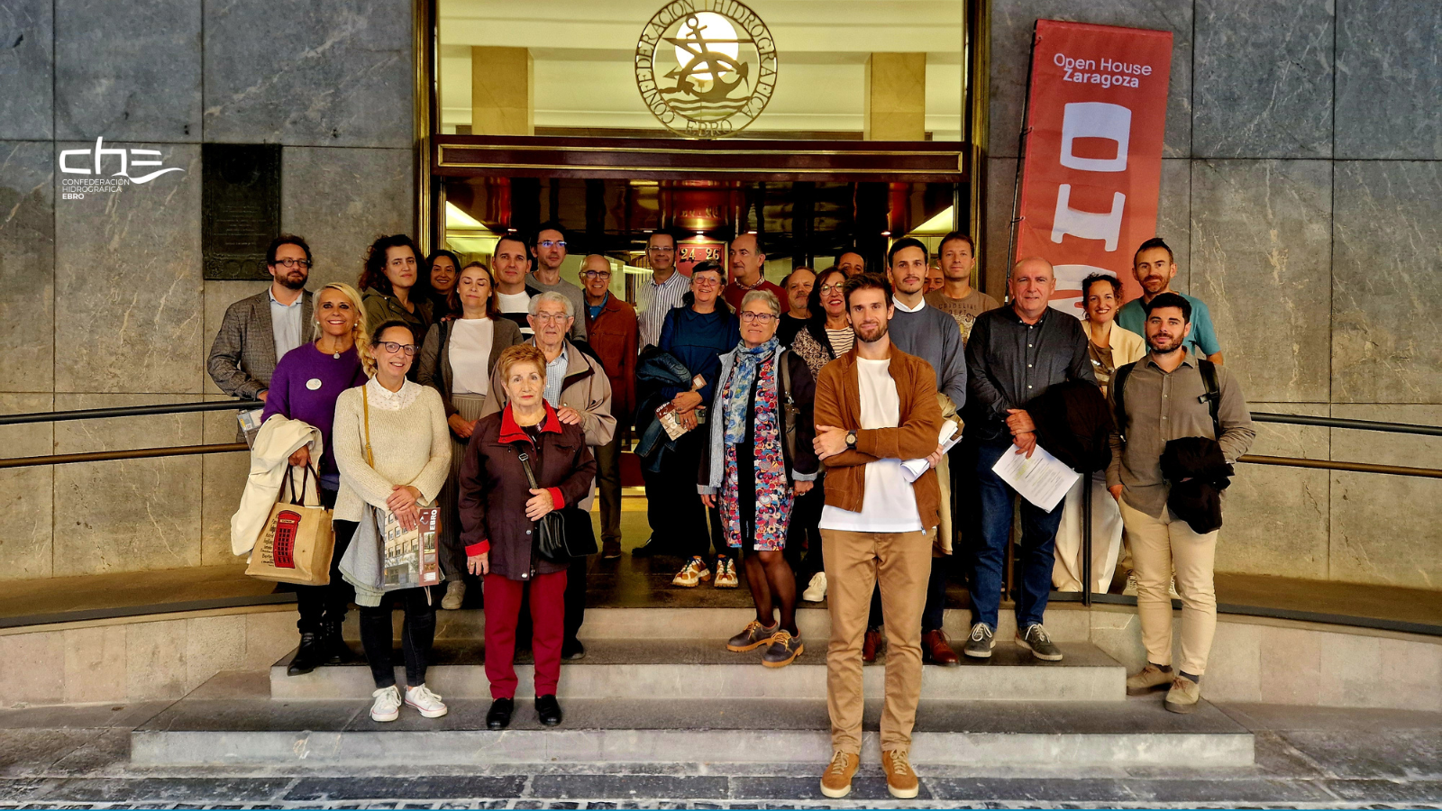 Visita en la Confederación Hidrográfica del Ebro con acento arquitectónico